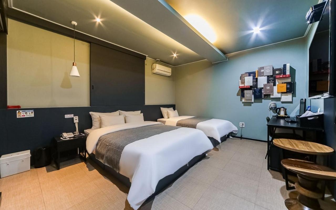 Hi Design Hotel Busan Bagian luar foto